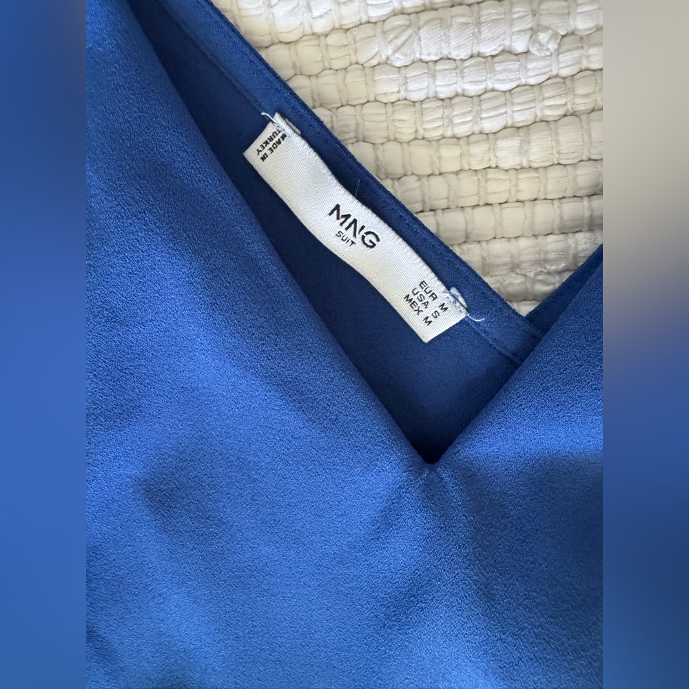 Mango Royal Blue Jumpsuit - Picture 2 of 6